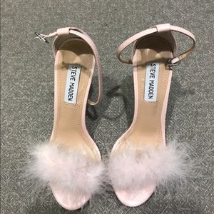 Steve Madden Scarlett fur heels